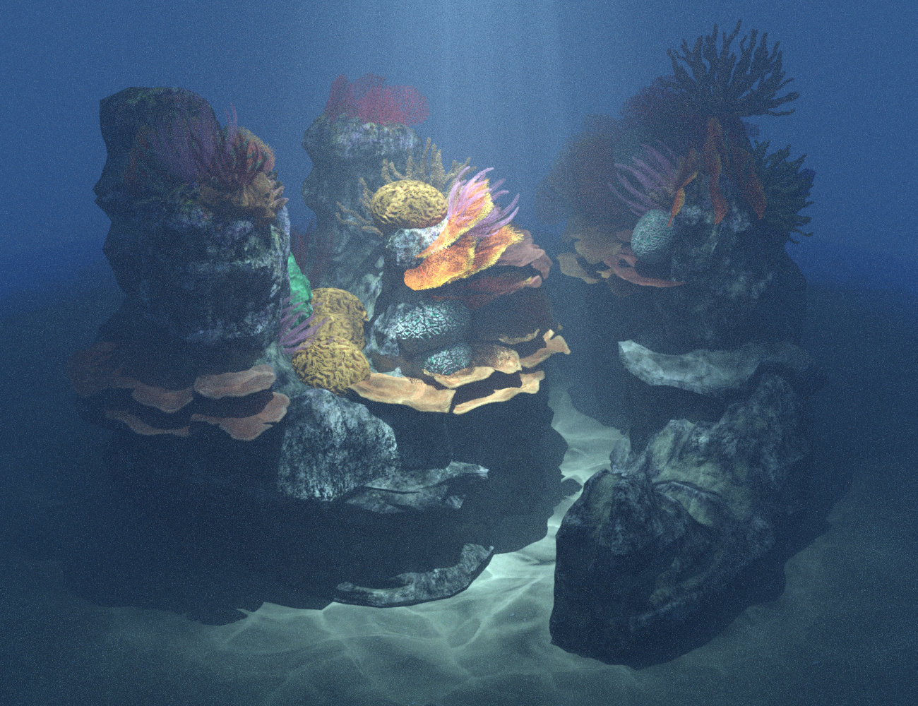 v176 Iray Coral Reef by: vikike176, 3D Models by Daz 3D