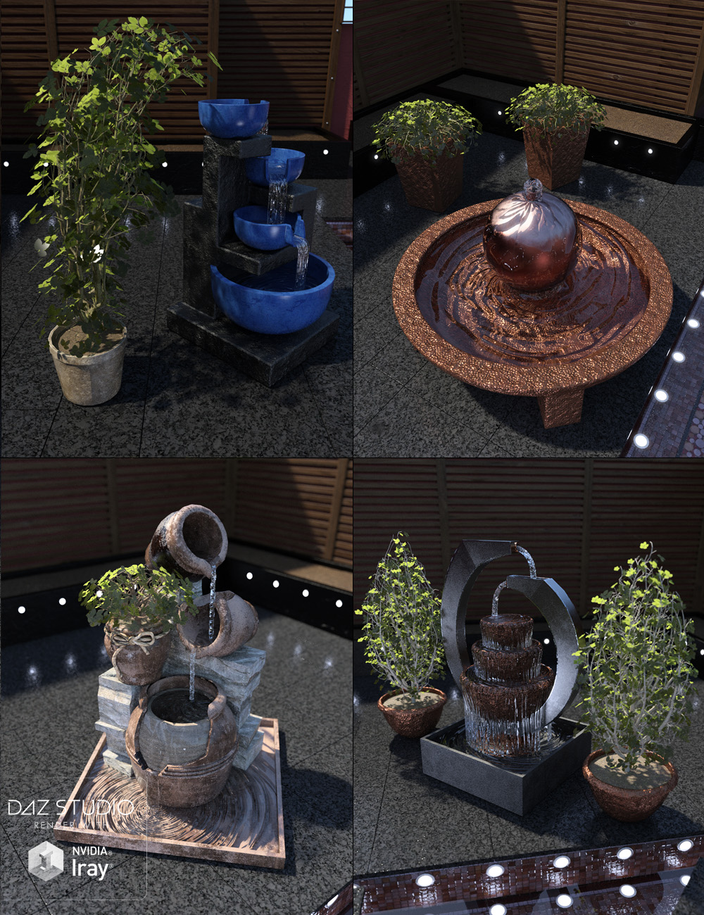 Garden Beauty Bundle by: David BrinnenForbiddenWhispersPredatron, 3D Models by Daz 3D
