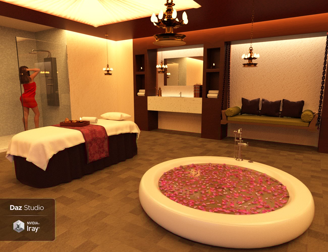Opulent Spa Opulent Spa by: Charlie, 3D Models by Daz 3D