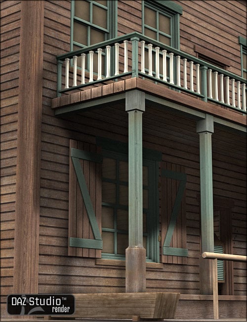 Old West Saloon Old West Saloon by: , 3D Models by Daz 3D