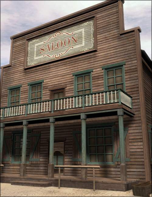 Old West Saloon by: , 3D Models by Daz 3D
