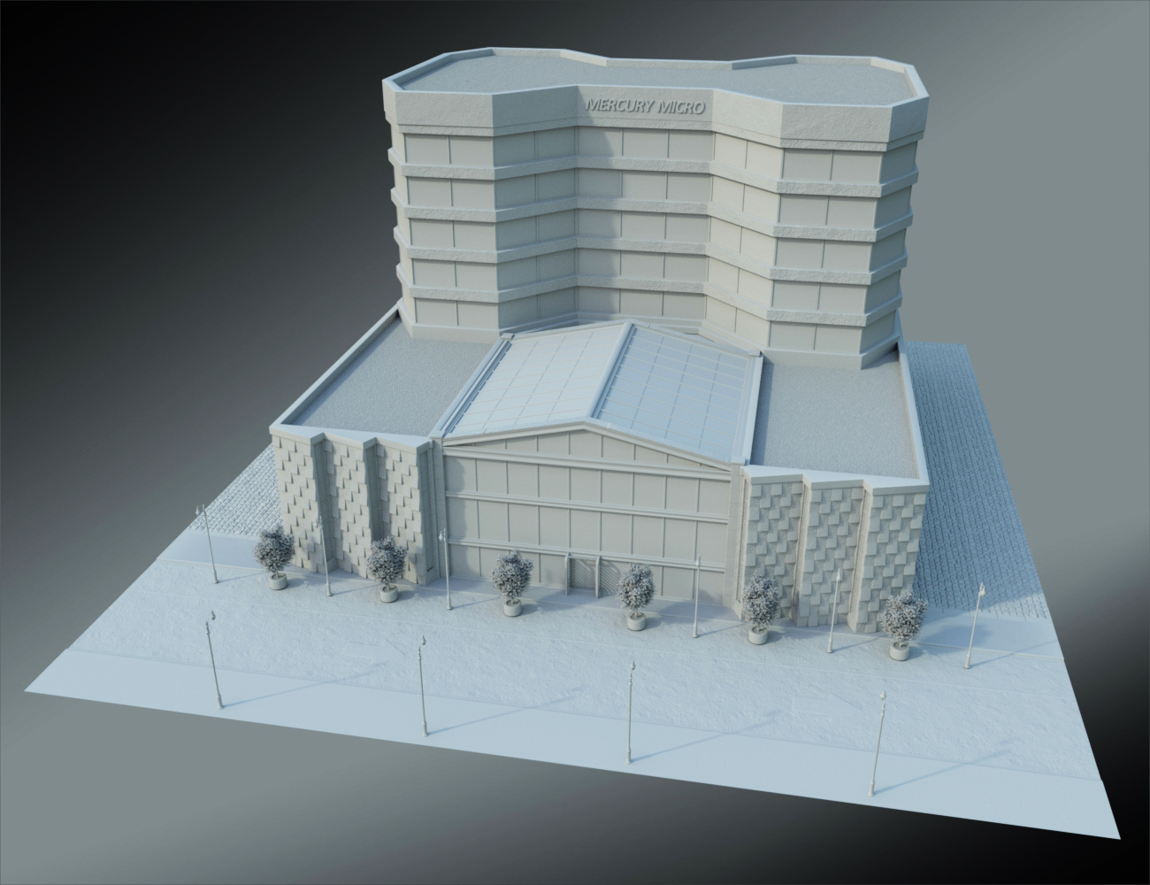 City Office Block City Office Block by: Predatron, 3D Models by Daz 3D