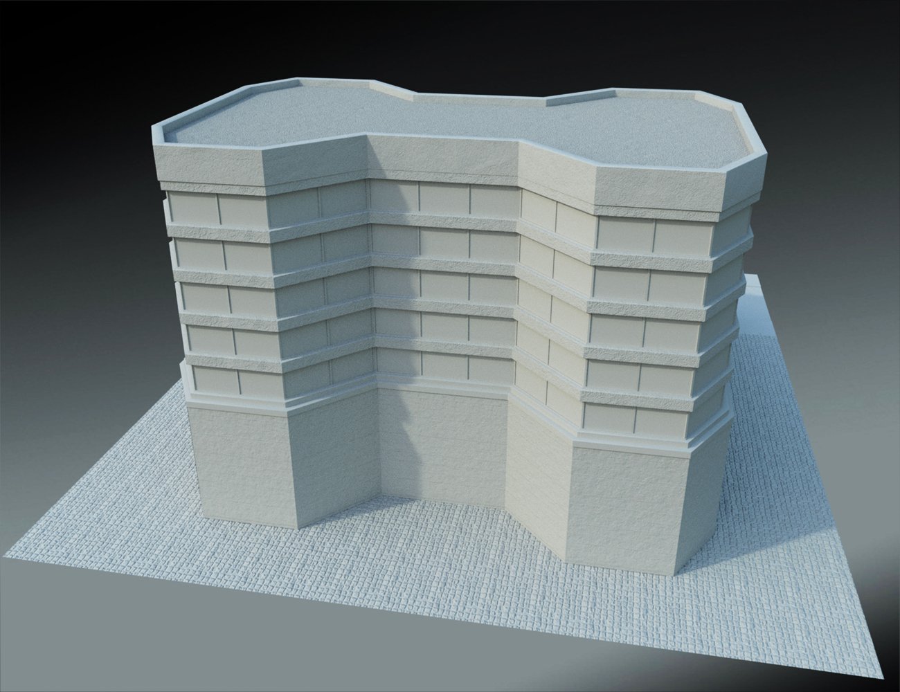City Office Block City Office Block by: Predatron, 3D Models by Daz 3D