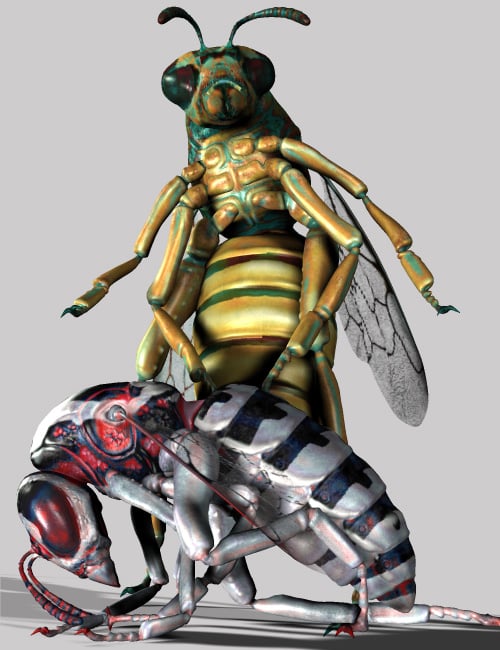 Insect-I-Vore 'The Wasp' | Daz 3D
