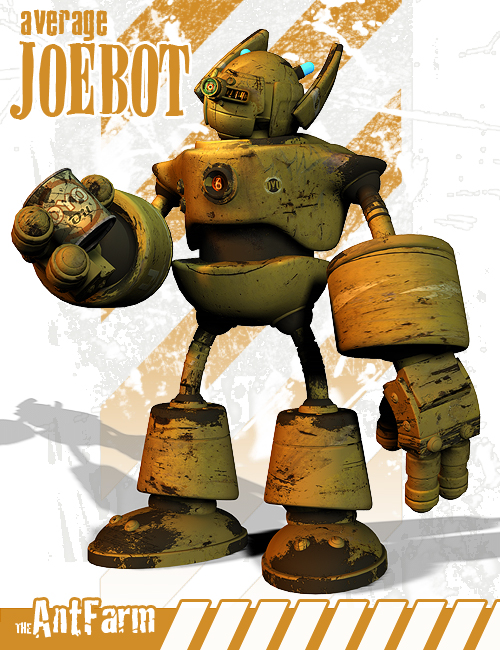JoeBot by: The AntFarm, 3D Models by Daz 3D