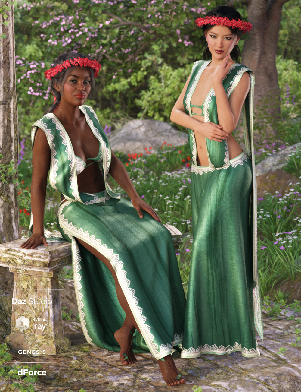 dForce Nature Deity Set for Genesis 8 Females dForce Nature Deity Set for Genesis 8 Females by: DirtyFairyPoisenedLily, 3D Models by Daz 3D