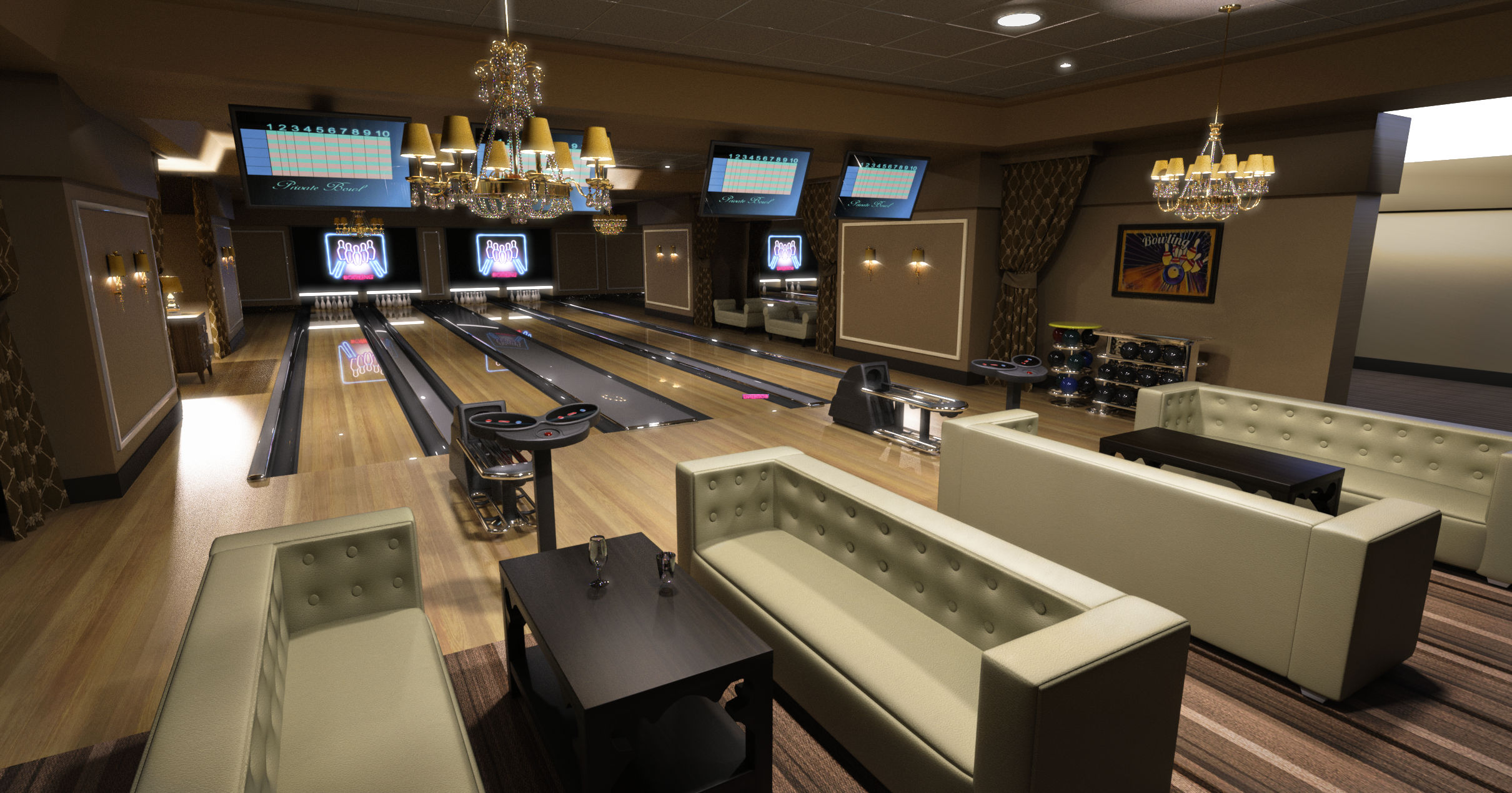 FG Private Bowling FG Private Bowling by: Fugazi1968, 3D Models by Daz 3D