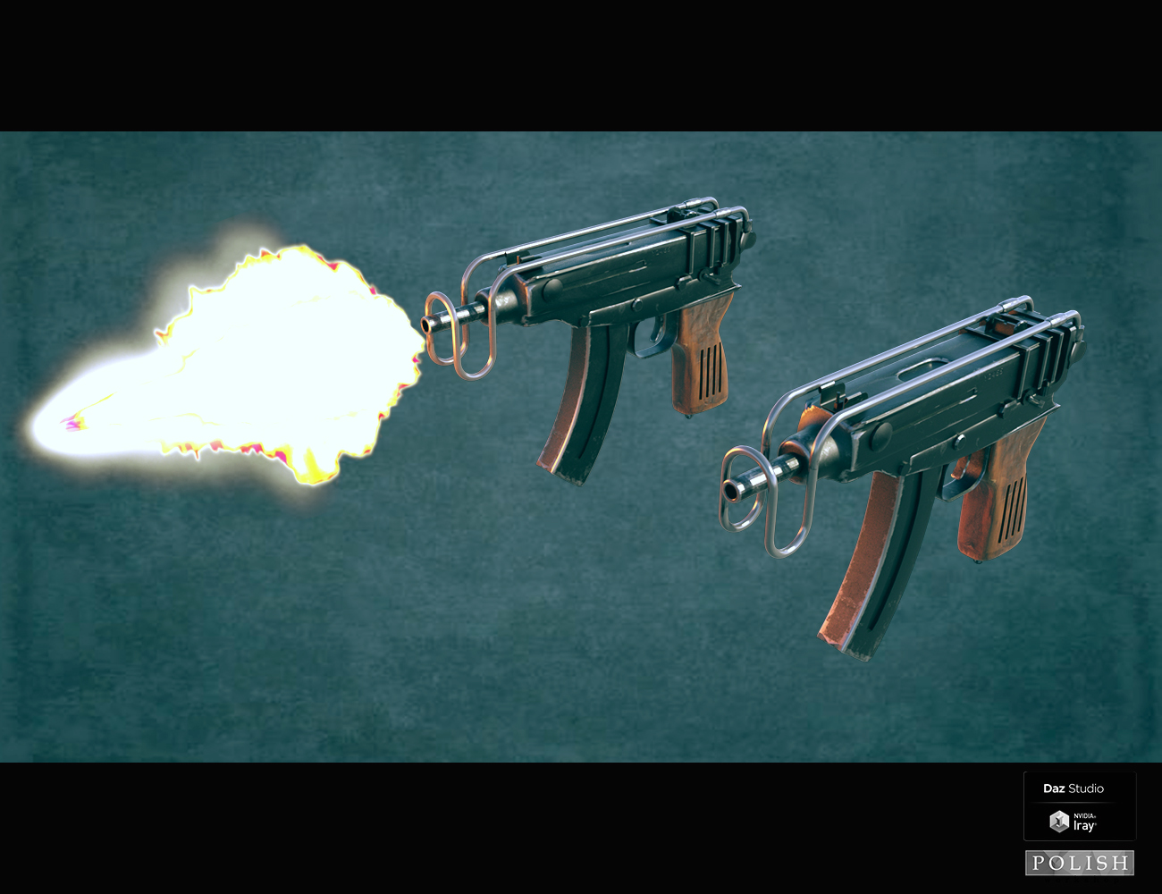 Gangster Weapons 02 by: Polish, 3D Models by Daz 3D