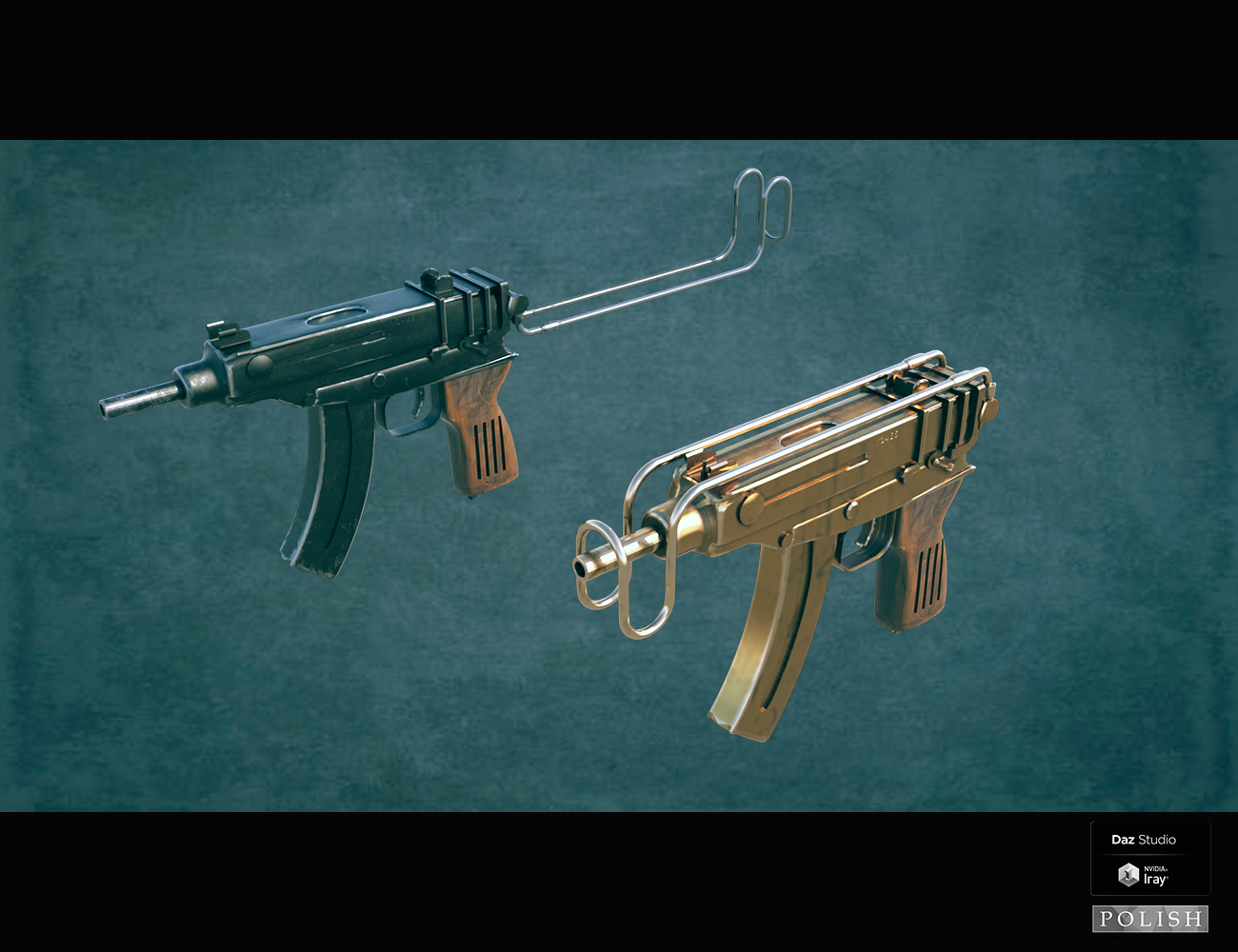 Gangster Weapons 02 by: Polish, 3D Models by Daz 3D