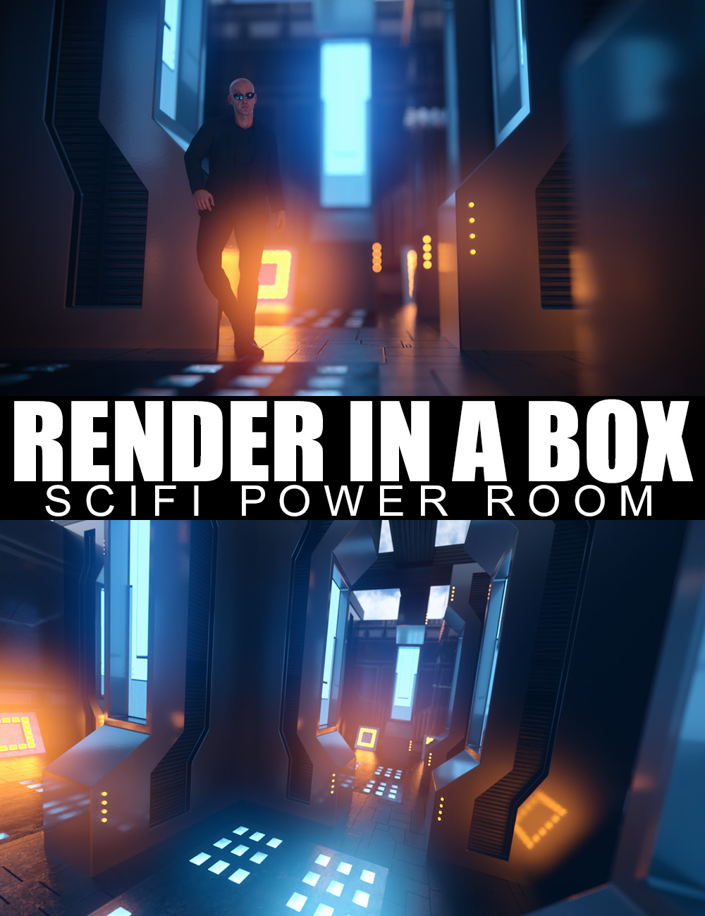 Render In A Box - Scifi Power Room by: Dreamlight, 3D Models by Daz 3D