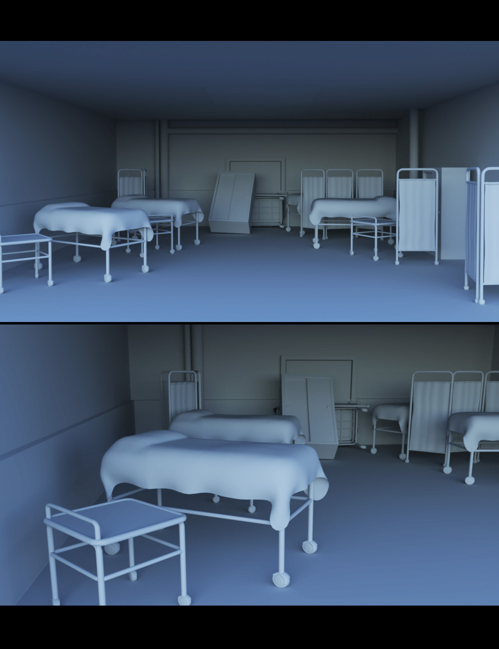 Render In A Box - Eerie Hospital Room Render In A Box - Eerie Hospital Room by: Dreamlight, 3D Models by Daz 3D