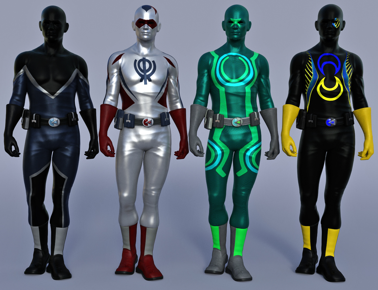 Marvelous Bodysuit Male Super Hero Textures Marvelous Bodysuit Male Super Hero Textures by: Shox-Design, 3D Models by Daz 3D
