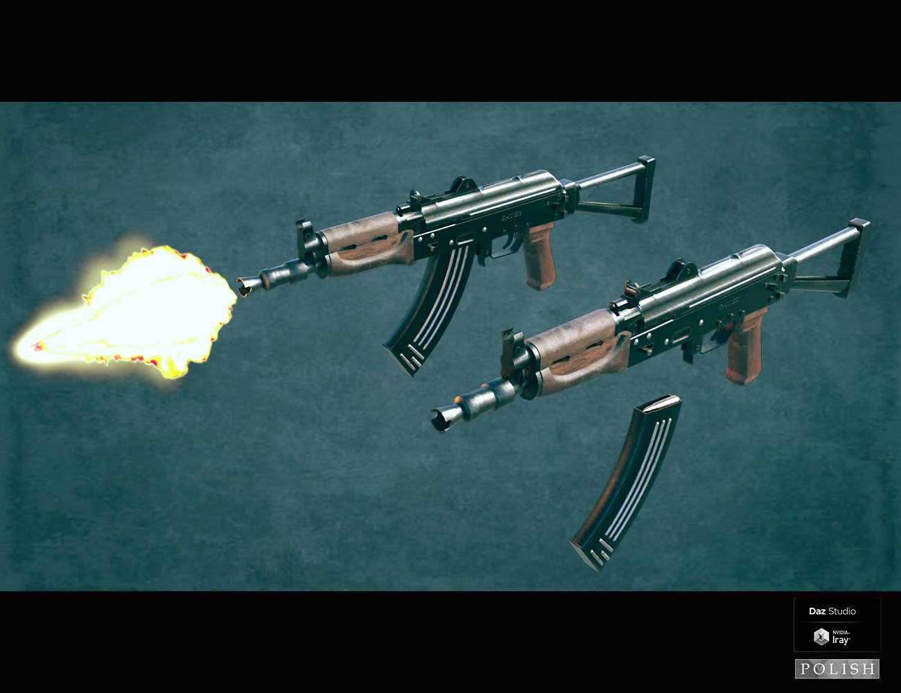Gangster Weapons 03 by: Polish, 3D Models by Daz 3D