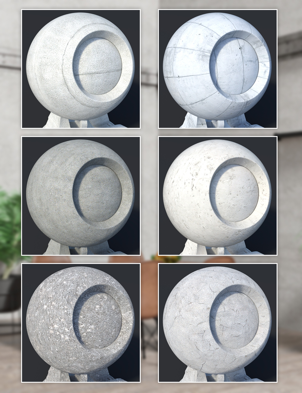 Concrete - Iray Shaders by: Dimidrol, 3D Models by Daz 3D