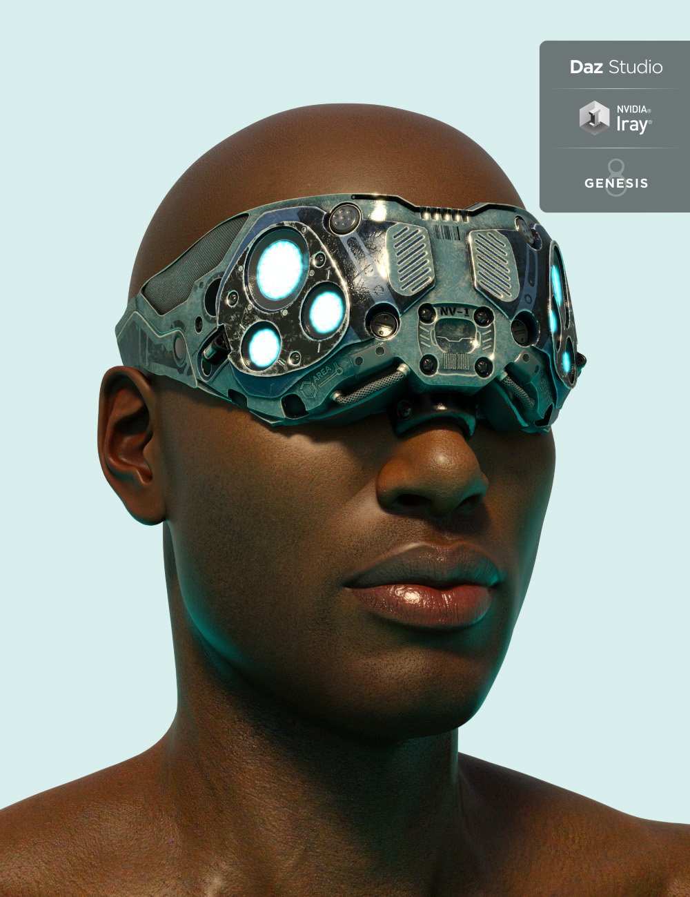 Nugoori Goggles for Genesis 8 by: chungdan, 3D Models by Daz 3D