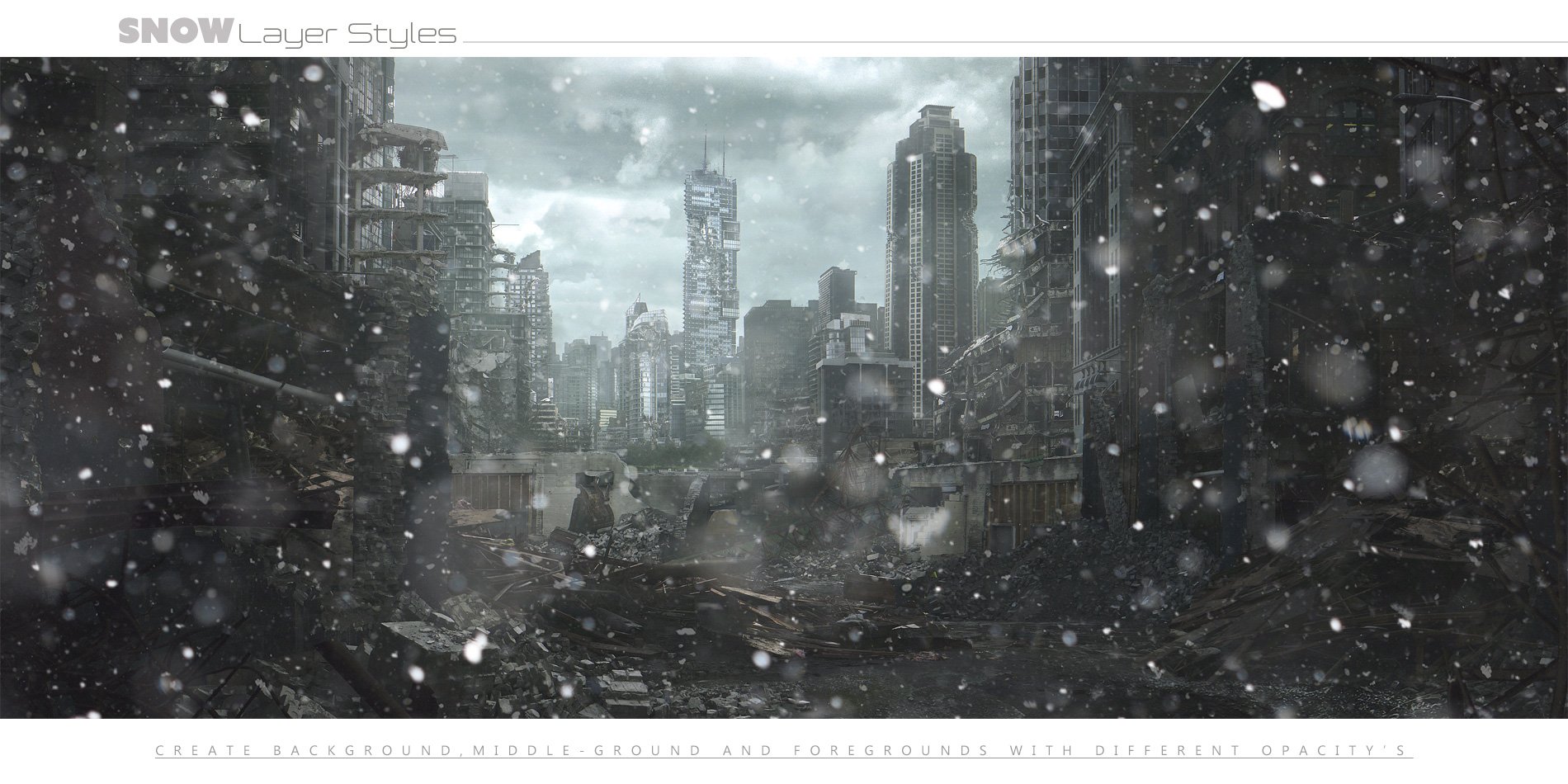 Ron's Real Snow Layer Styles Ron's Real Snow Layer Styles by: deviney, 3D Models by Daz 3D