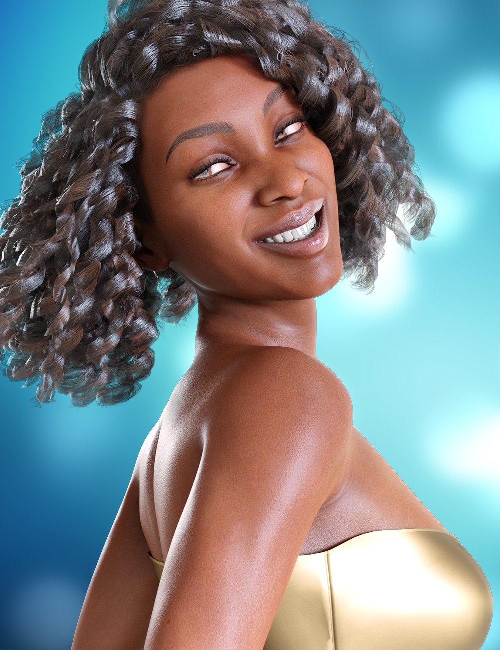 Z Golden Girl One-Click and Dial-able Expressions by: Zeddicuss, 3D Models by Daz 3D