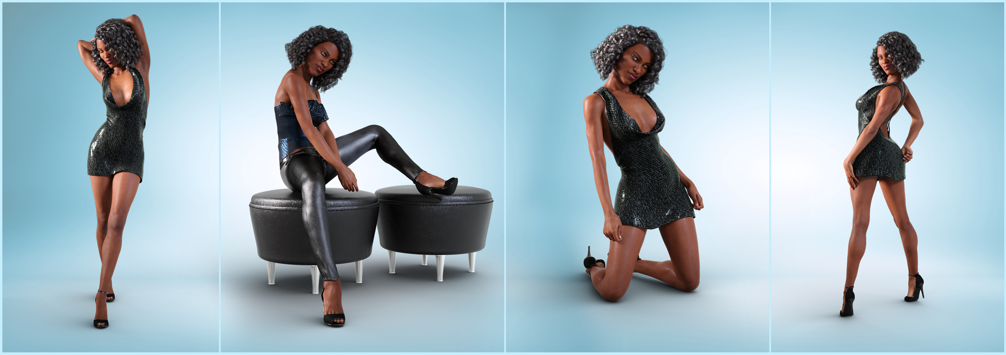 Z What a Diva Poses and Expressions for Darcy 8 by: Zeddicuss, 3D Models by Daz 3D
