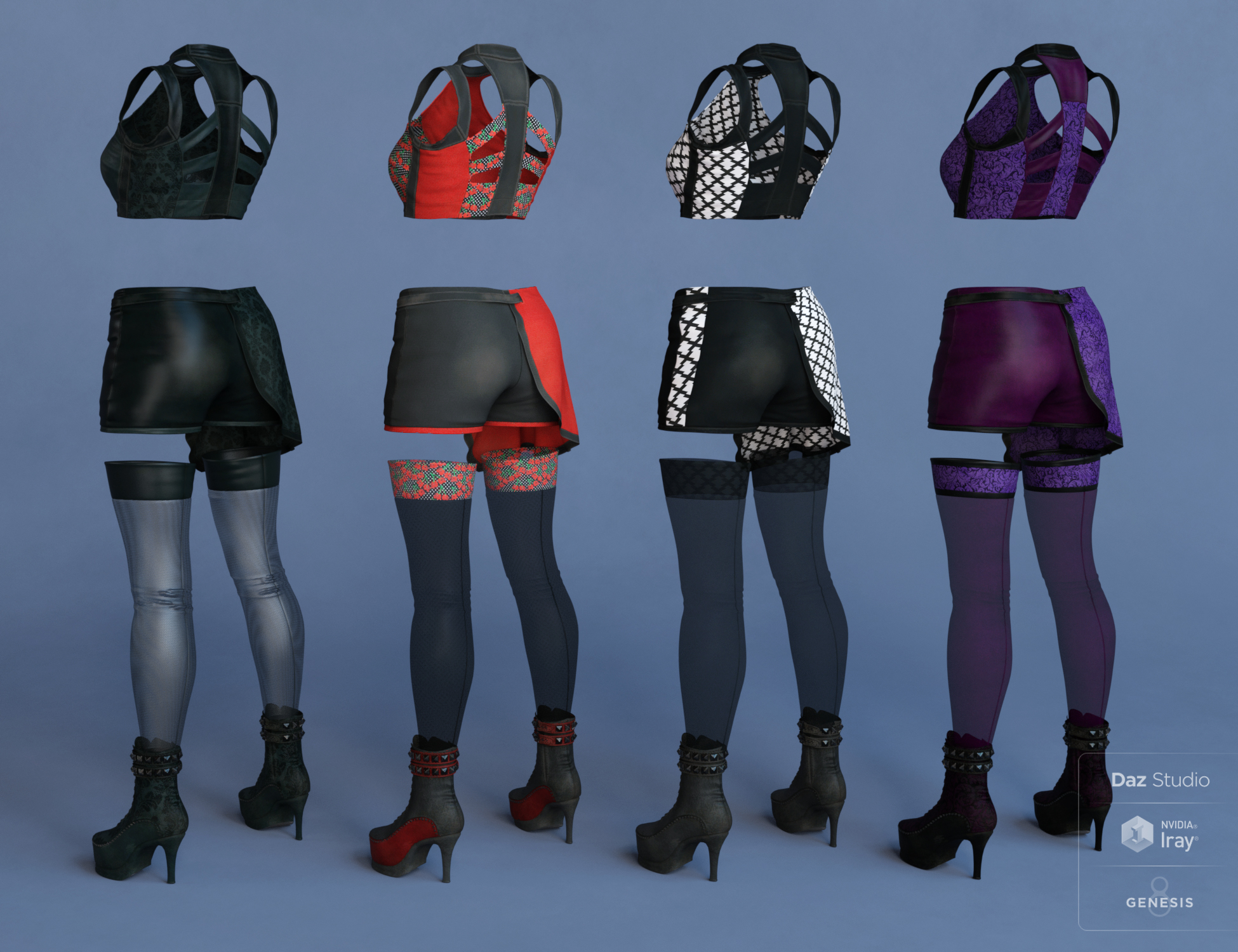 Clear Point Outfit Textures by: Arien, 3D Models by Daz 3D
