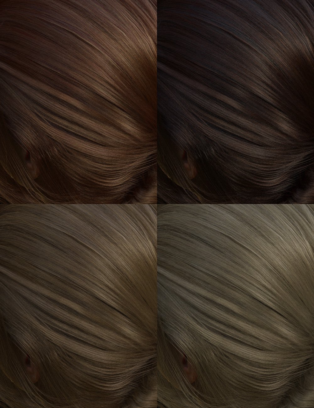 French Twist Ponytail for Genesis 3 and 8 Female(s) | Daz 3D