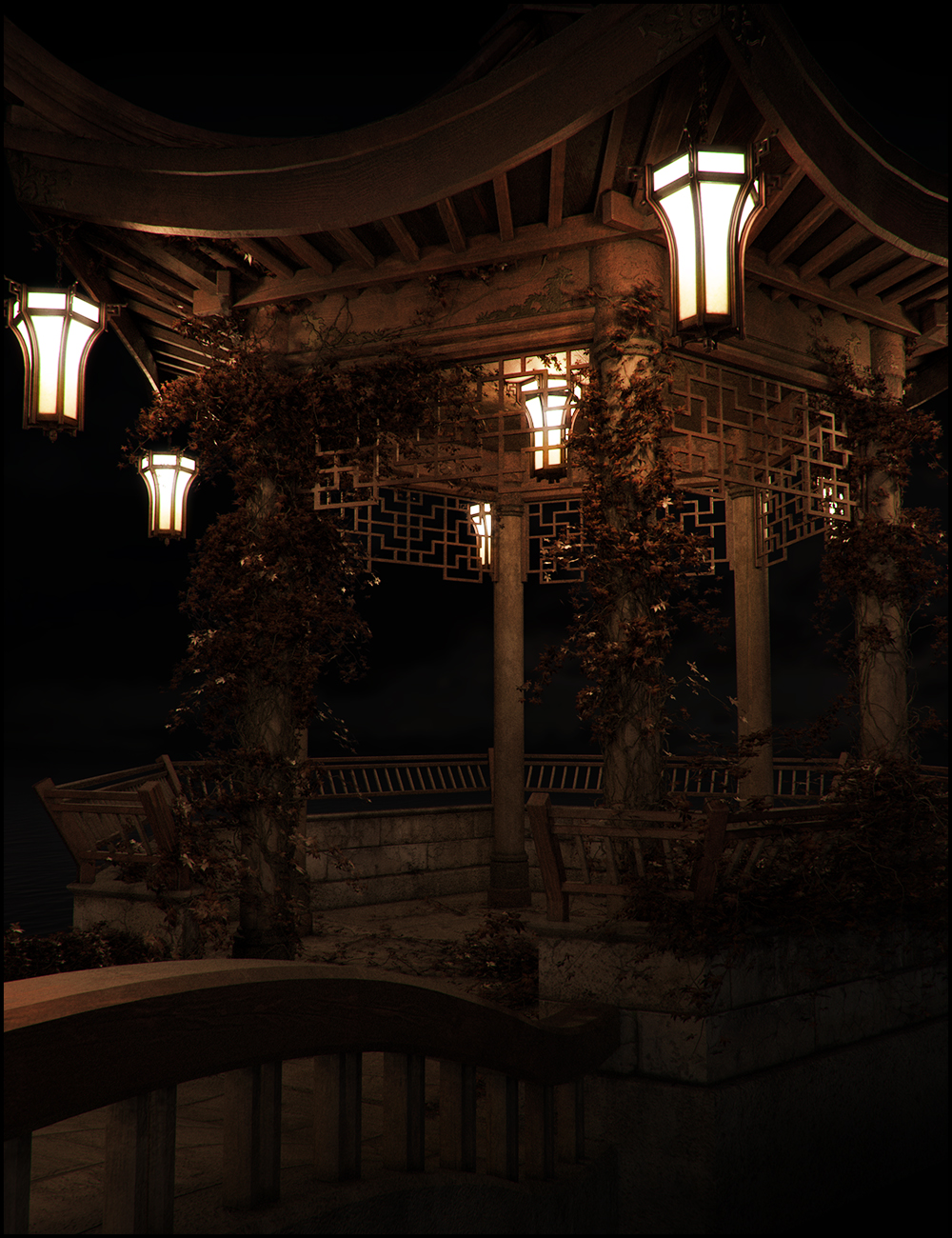 Oriental Tranquility Awakening Iray Addon Oriental Tranquility Awakening Iray Addon by: Jack Tomalin, 3D Models by Daz 3D