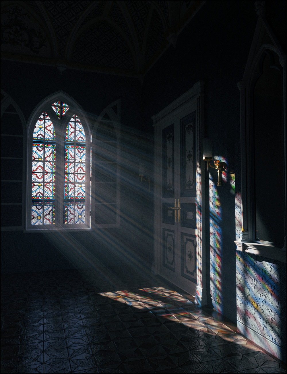 Stained Glass Iray Shaders Vol 2 by: ForbiddenWhispers, 3D Models by Daz 3D