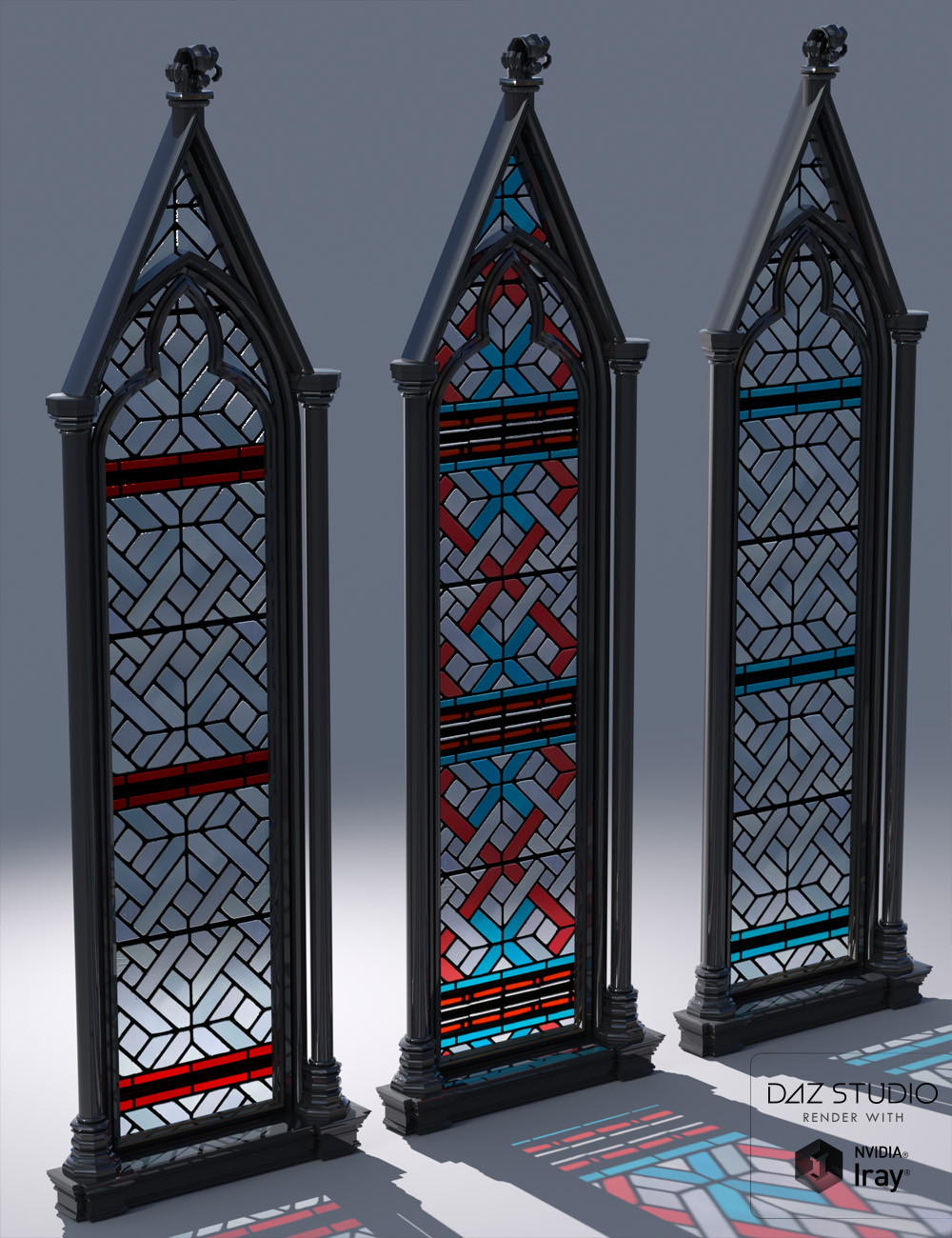 Stained Glass Iray Shaders Vol 2 Stained Glass Iray Shaders Vol 2 by: ForbiddenWhispers, 3D Models by Daz 3D