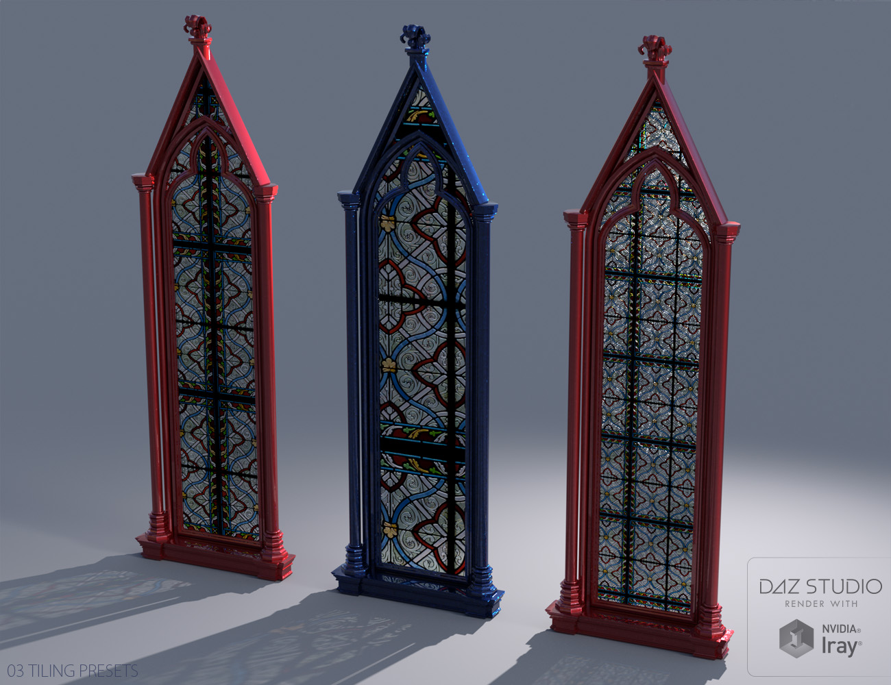 Stained Glass Iray Shaders Vol 2 Stained Glass Iray Shaders Vol 2 by: ForbiddenWhispers, 3D Models by Daz 3D