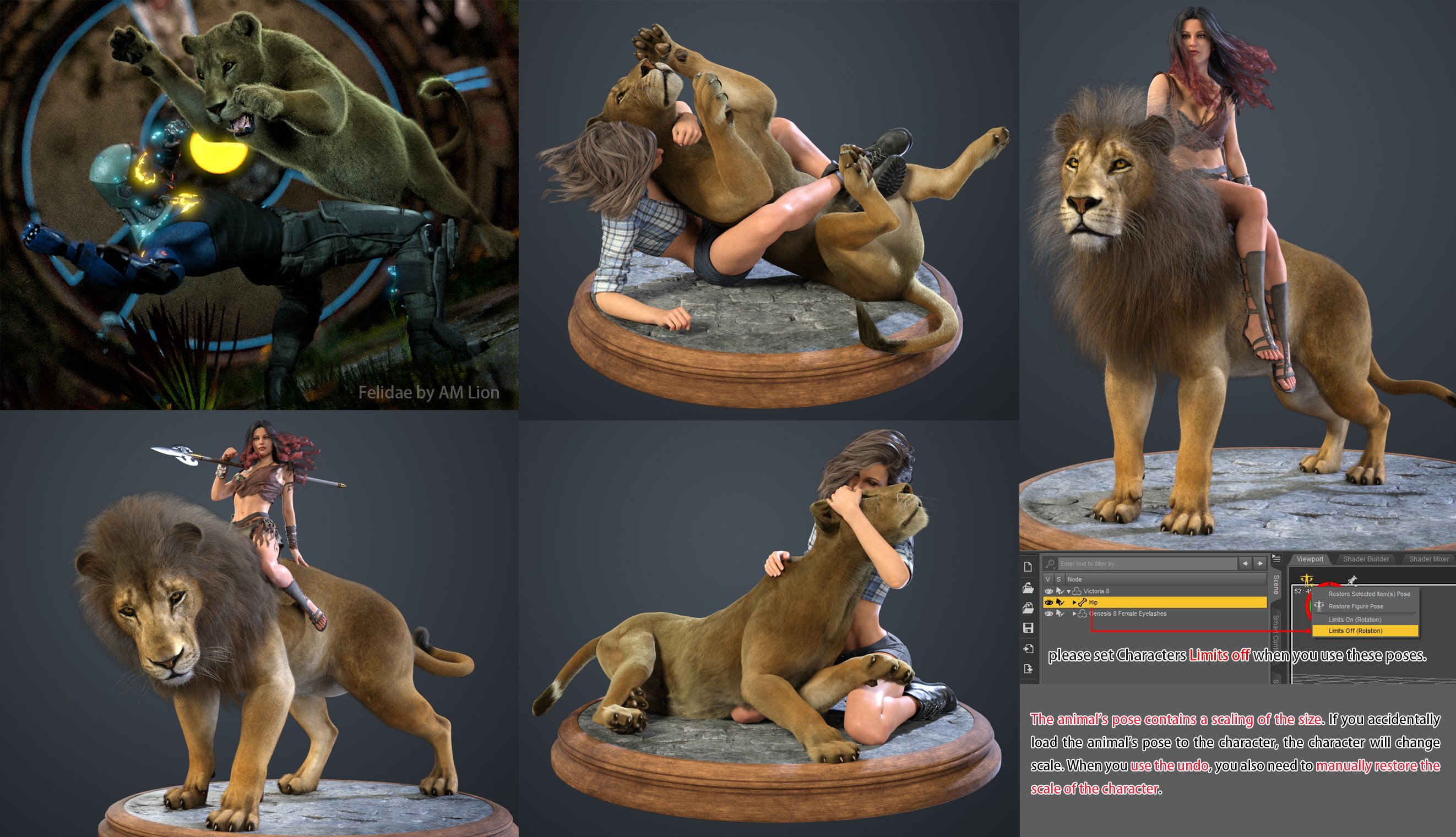Wild Journey Poses Part 1 by: aurorabreeze, 3D Models by Daz 3D
