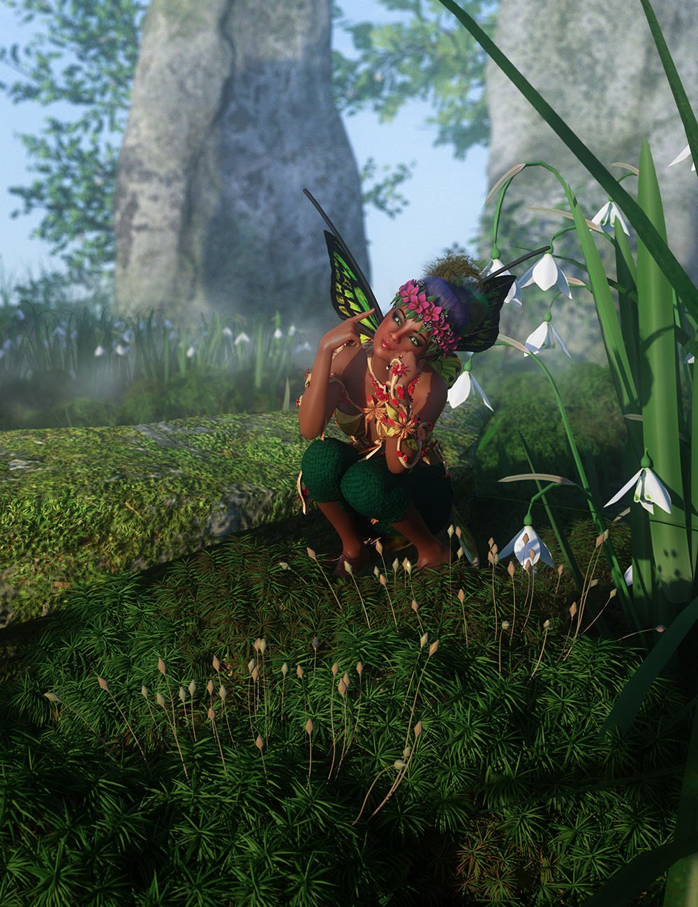 Tiny Plants vol 2 - Moss Tiny Plants vol 2 - Moss by: MartinJFrost, 3D Models by Daz 3D
