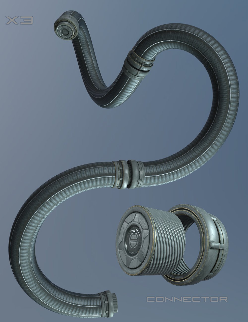 Flex Pipes Flex Pipes by: The AntFarm, 3D Models by Daz 3D
