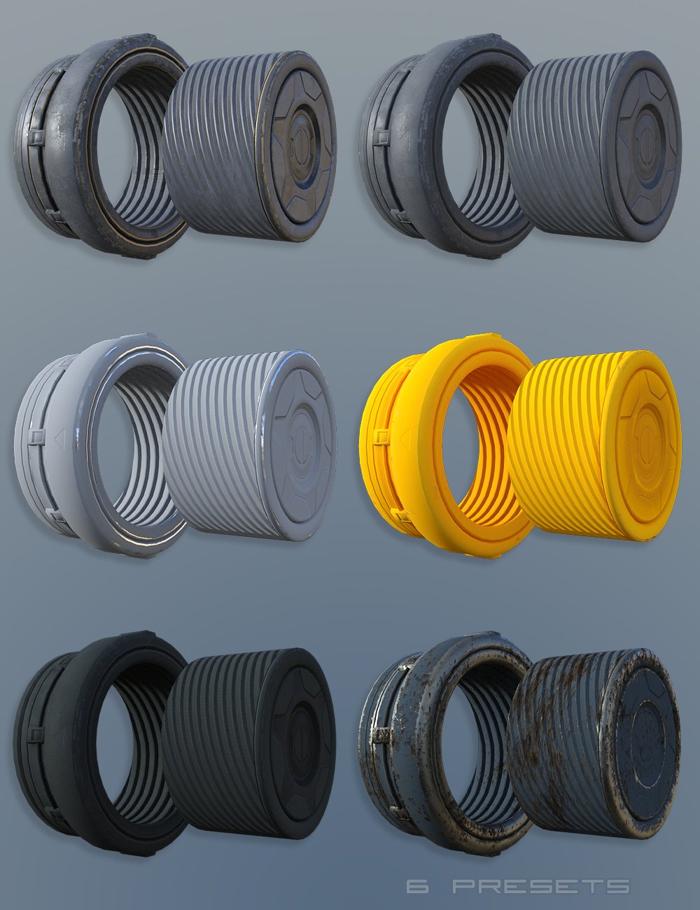 Flex Pipes by: The AntFarm, 3D Models by Daz 3D