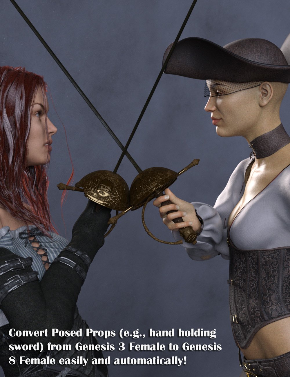 Props And Poses Converter From Genesis 3 Female To Genesis 8 Female Daz 3d 6485