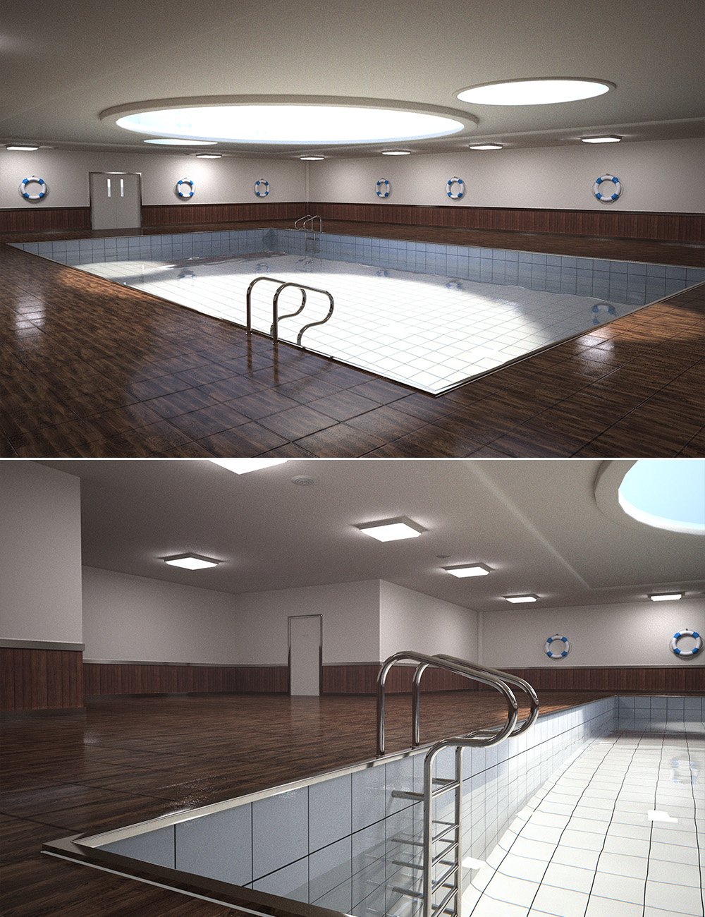 Utopia Indoor Pool by: , 3D Models by Daz 3D