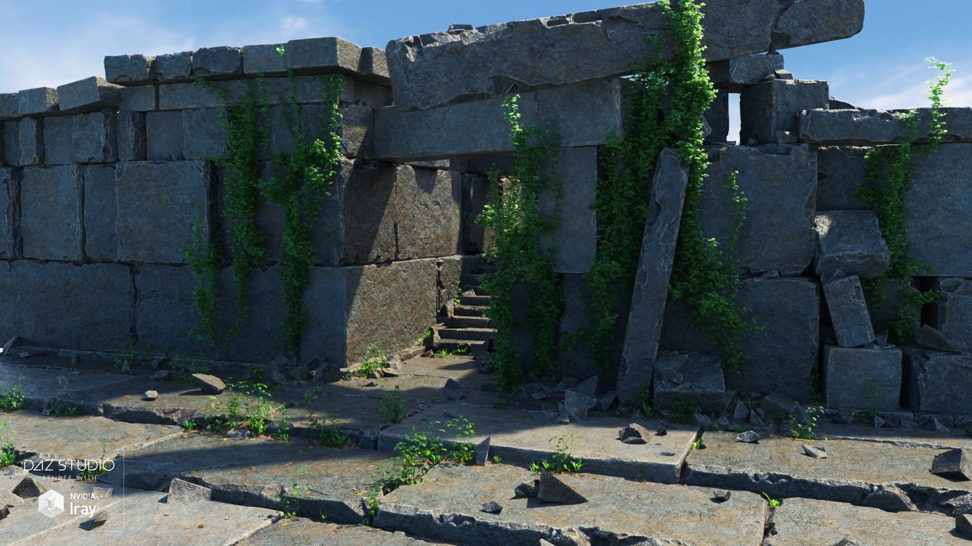 Blocks and Structures by: Andrey Pestryakov, 3D Models by Daz 3D