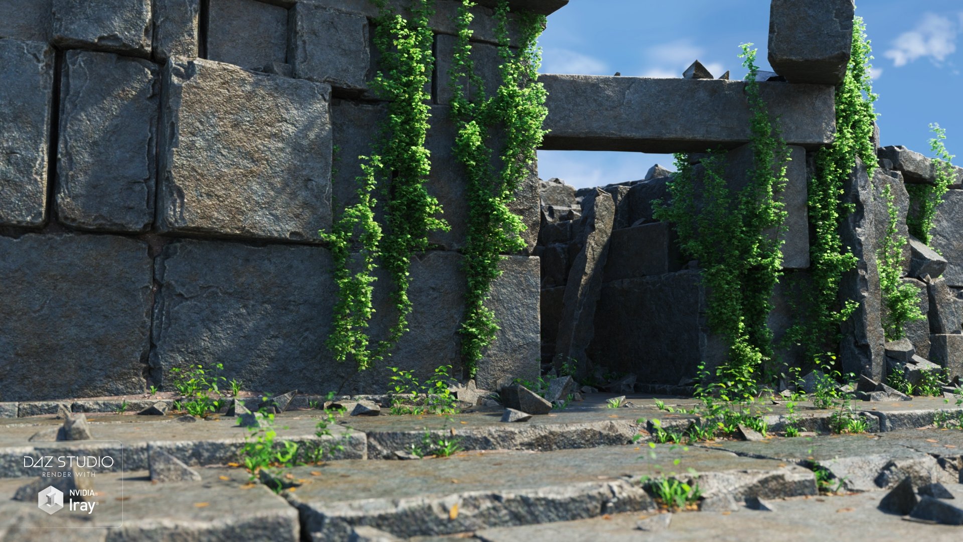 Blocks and Structures by: Andrey Pestryakov, 3D Models by Daz 3D