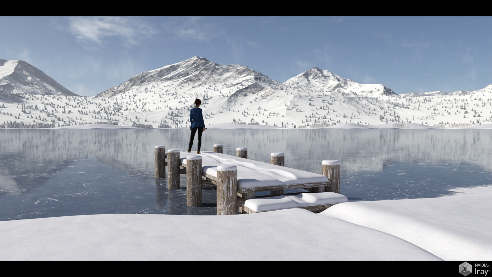 Easy Environments: Frozen Lake Easy Environments: Frozen Lake by: Flipmode, 3D Models by Daz 3D