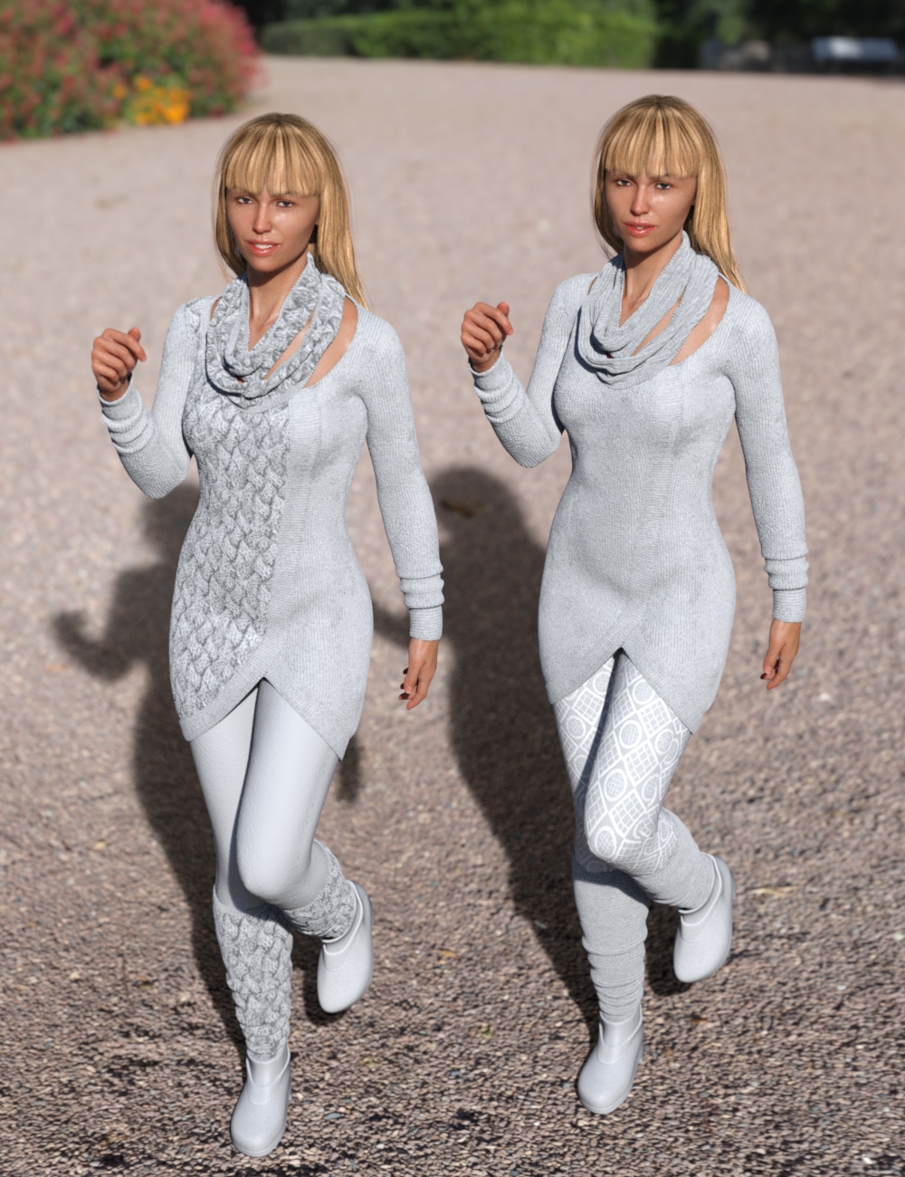 dForce Sweater Season for Genesis 8 Female(s) by: Aave Nainen, 3D Models by Daz 3D
