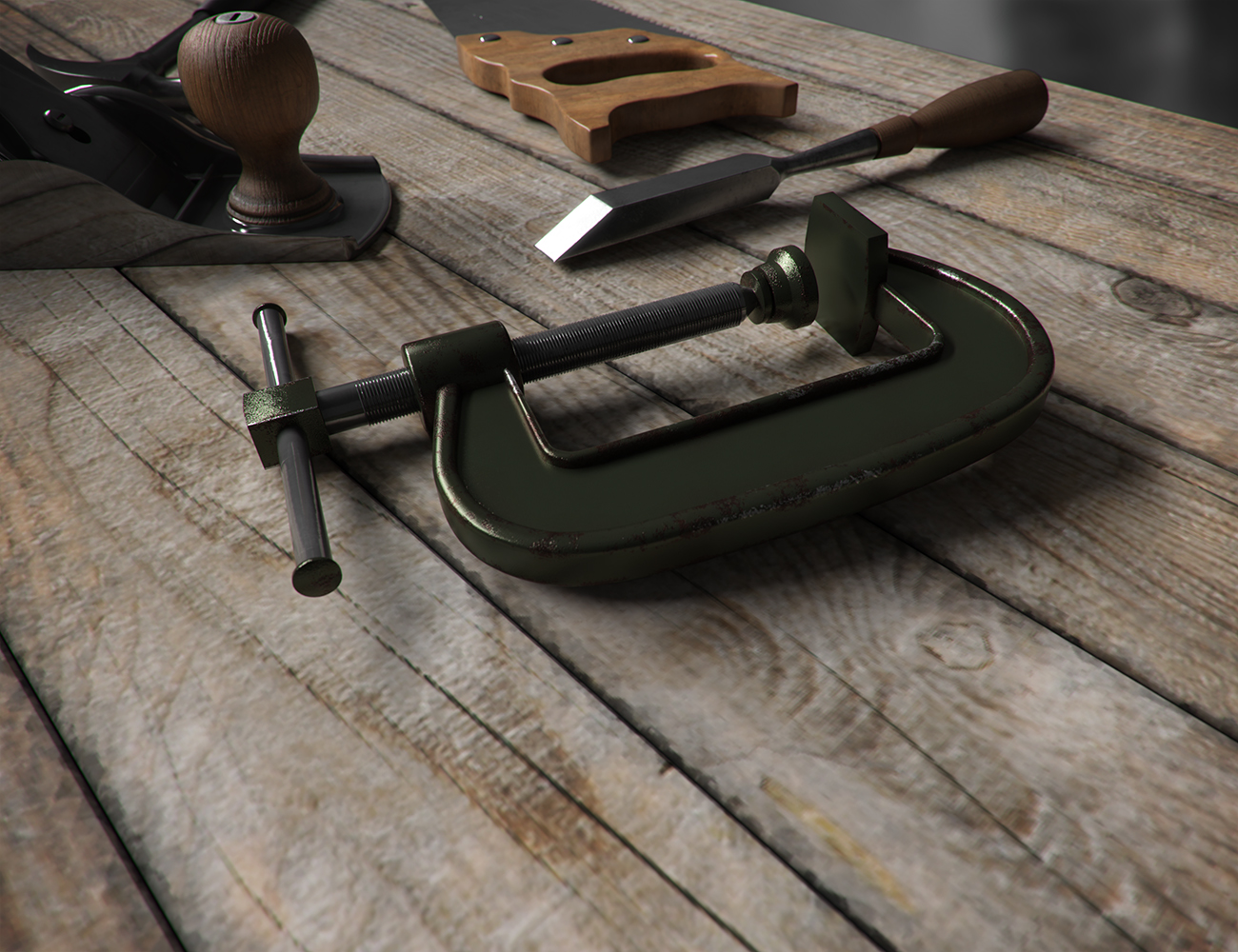 Woodworking Tools 1 by: ForbiddenWhispers, 3D Models by Daz 3D