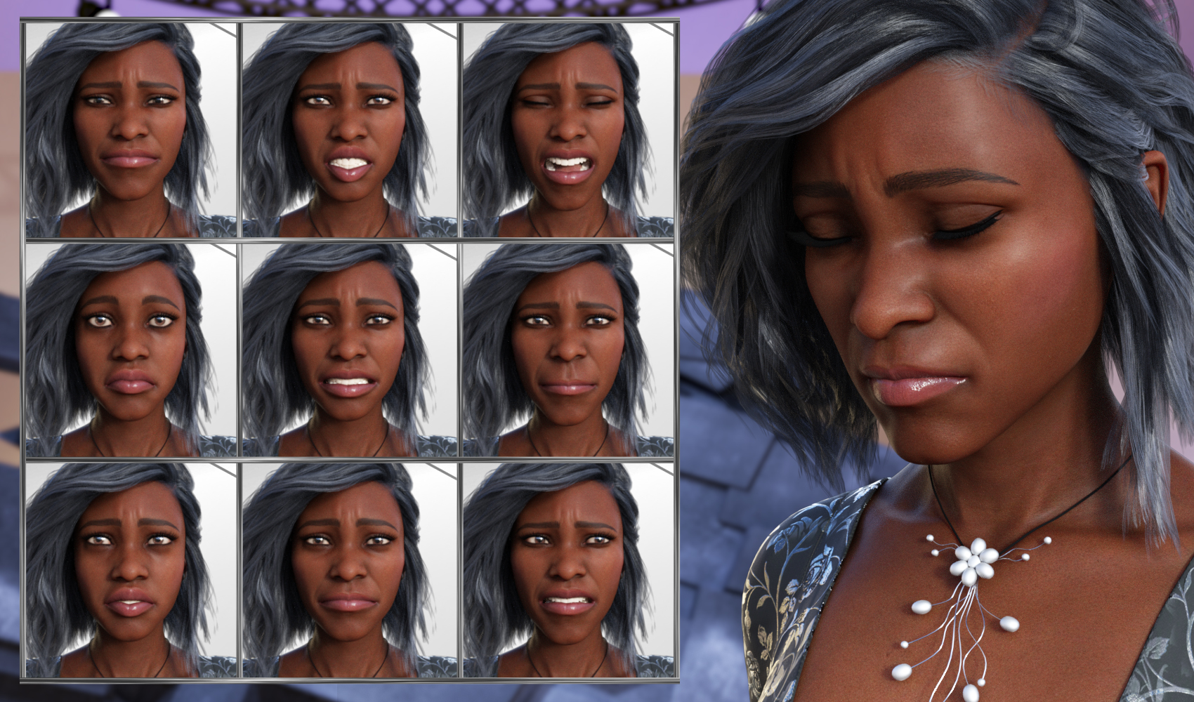 Feel - Expressions for Genesis 8 Female and Darcy 8 by: JWolf, 3D Models by Daz 3D