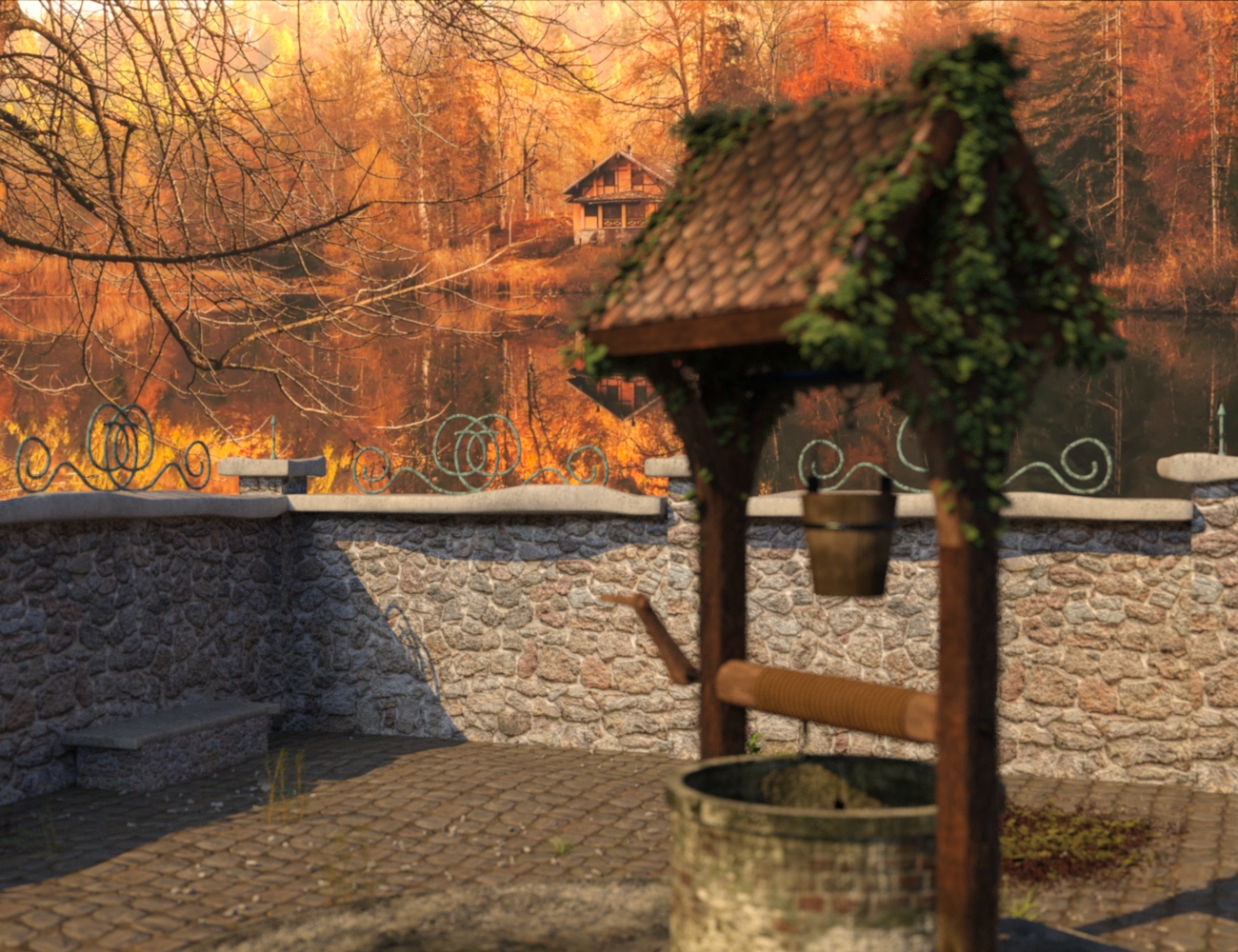 AutumnScapes Backdrops Volume 1 by: IlluminationImagineX, 3D Models by Daz 3D