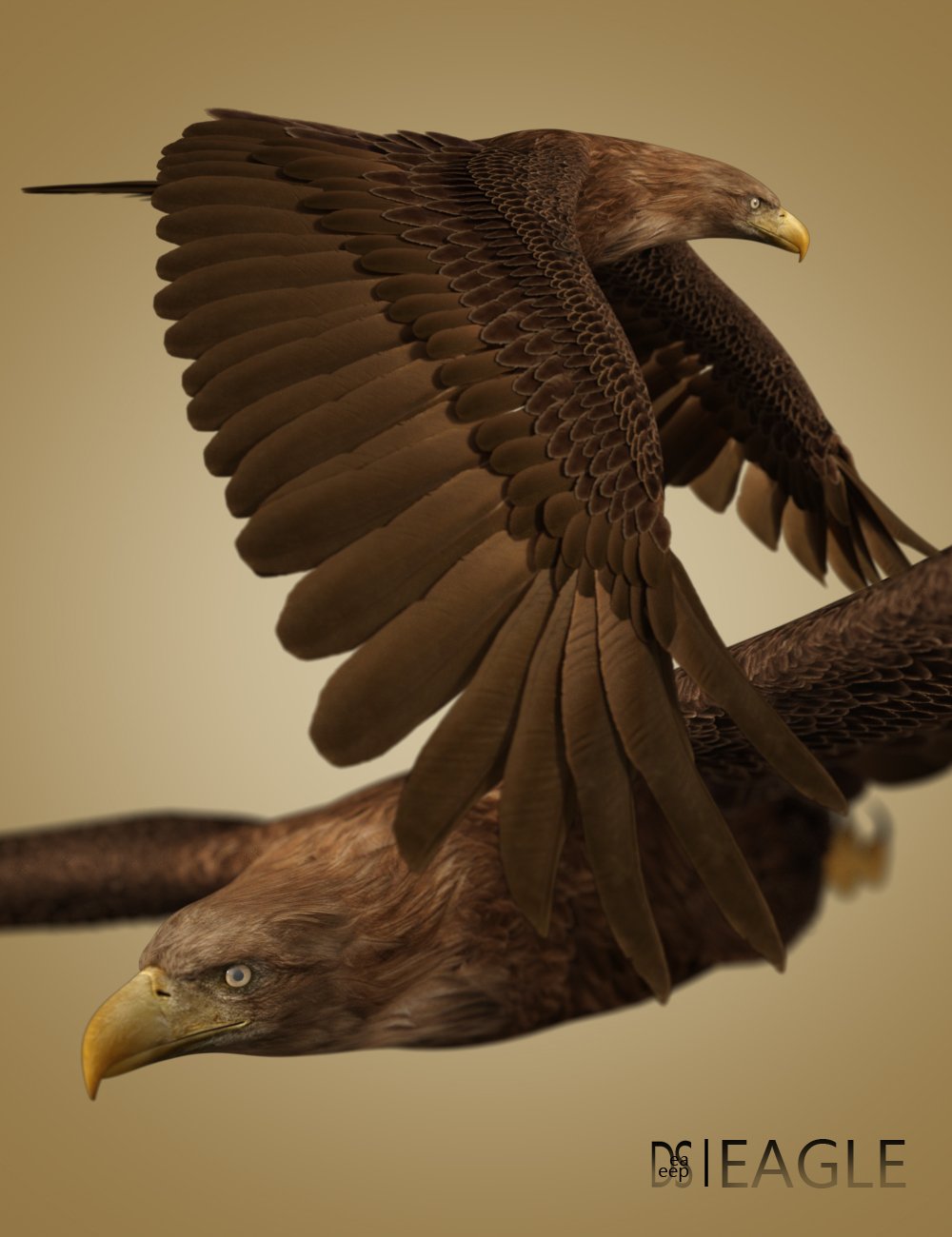 Deepsea's Eagle Aniblocks and Texture Add-On by: Deepsea, 3D Models by Daz 3D