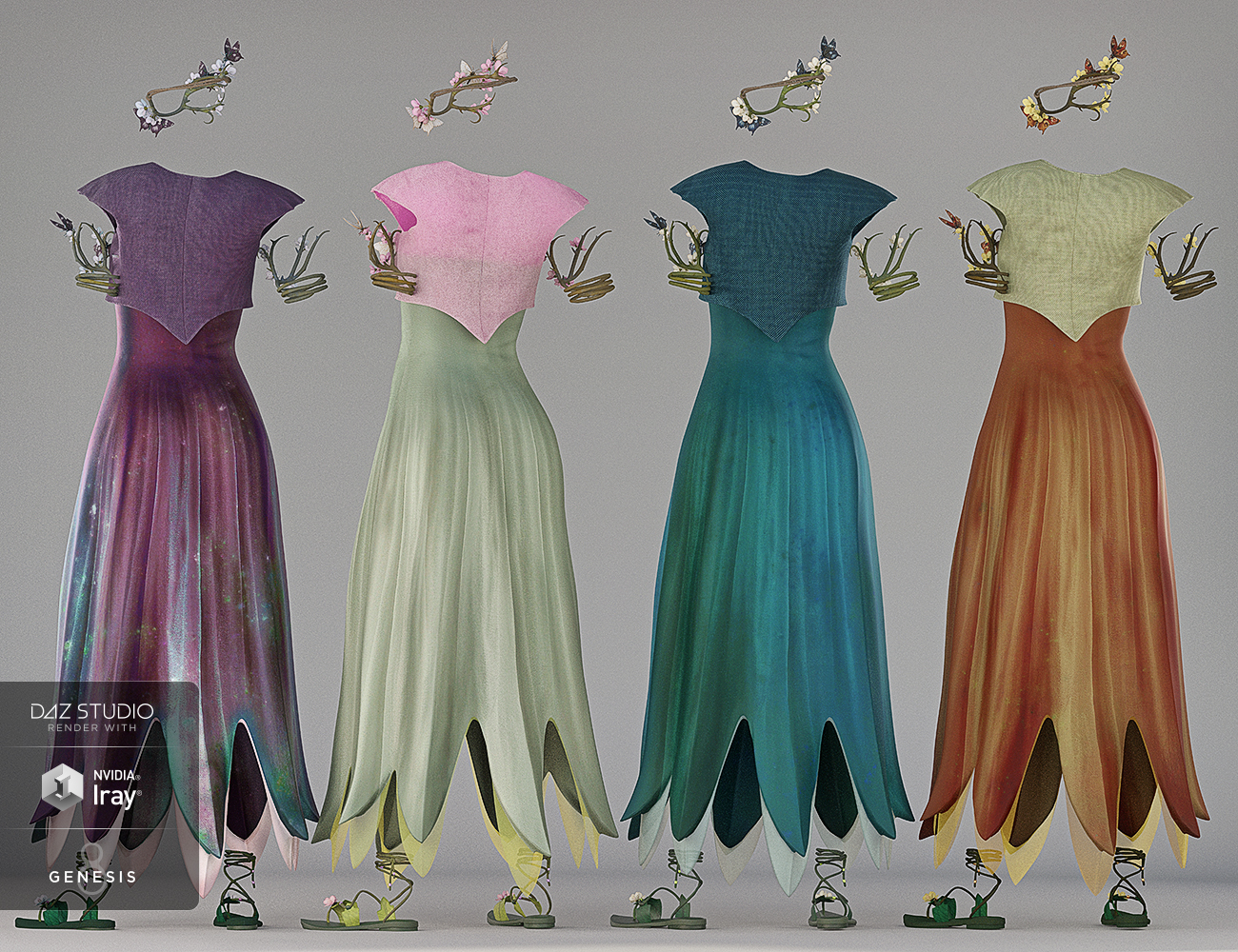 dForce Chrysalis Outfit Textures dForce Chrysalis Outfit Textures by: Mada, 3D Models by Daz 3D