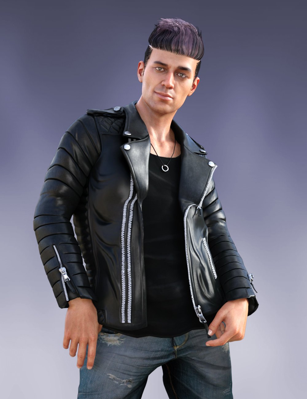 Pop Star Outfit and Hair for Diego 8 and Genesis 8 Male(s) by: , 3D Models by Daz 3D