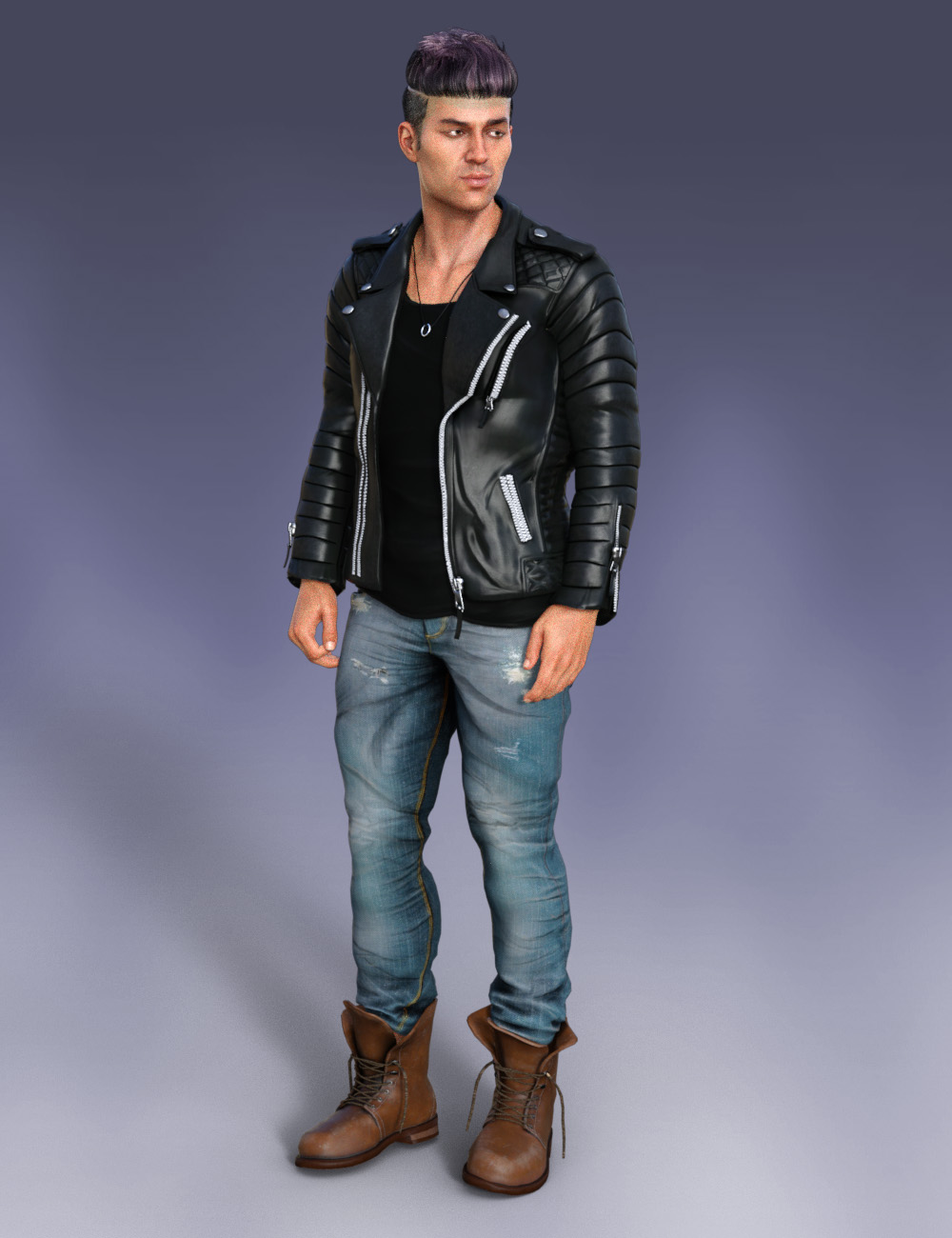 Pop Star Outfit and Hair for Diego 8 and Genesis 8 Male(s) by: , 3D Models by Daz 3D