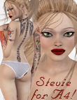 Stevie for A4! by: Morris, 3D Models by Daz 3D