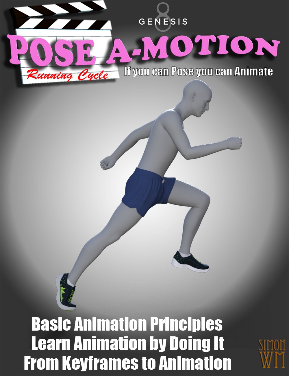 Pose a-Motion Running Cycle | Daz 3D