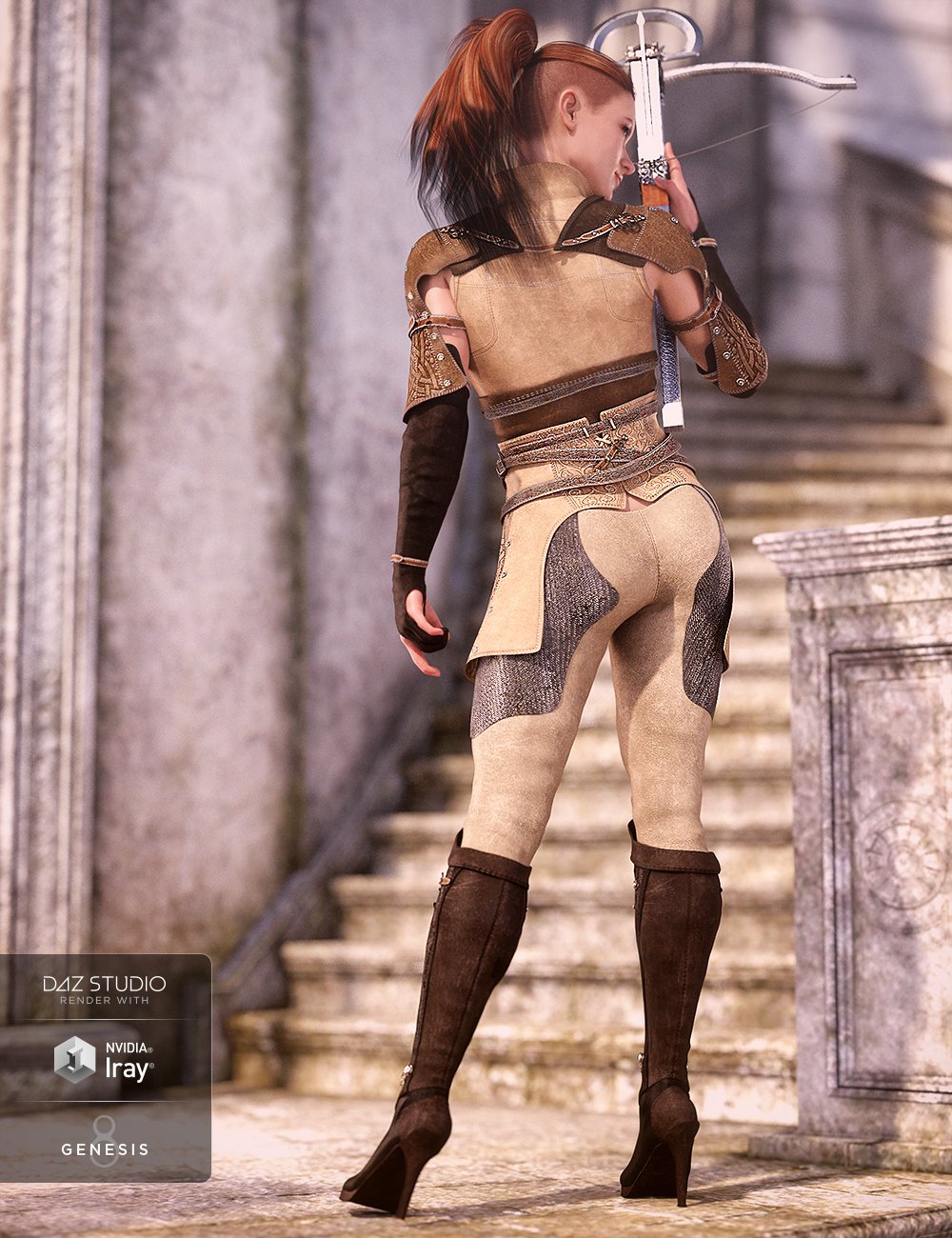 Blood Oath Outfit for Genesis 8 Female(s) by: Barbara BrundonShox-Design, 3D Models by Daz 3D