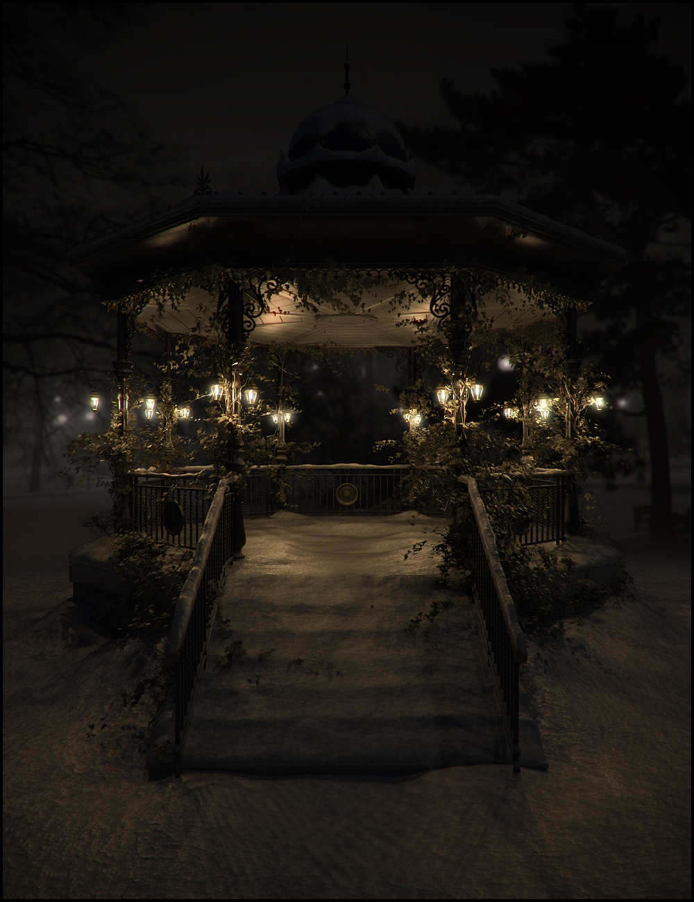Bandstand & Exemplar Iray Addon by: Jack Tomalin, 3D Models by Daz 3D