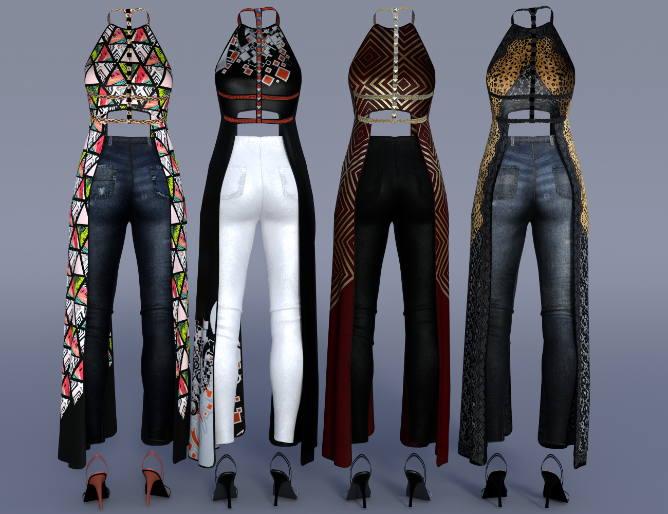 dForce Step it Up Outfit Textures dForce Step it Up Outfit Textures by: Shox-Design, 3D Models by Daz 3D